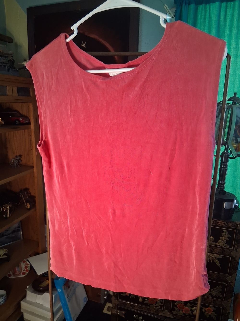 Christopher & Banks Sleeveless Crewneck Top - Coral